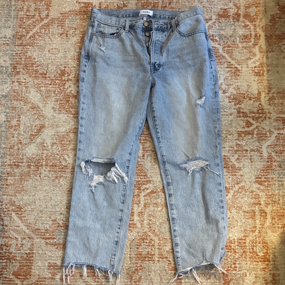 Pistola Light Blue Boyfriend Jeans
